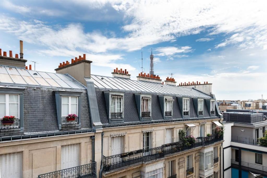 Appartement Vue Tour Eiffel Paris Exterior photo